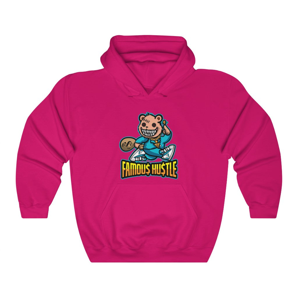 Famous Hustle Bear Hooded Sweatshirt