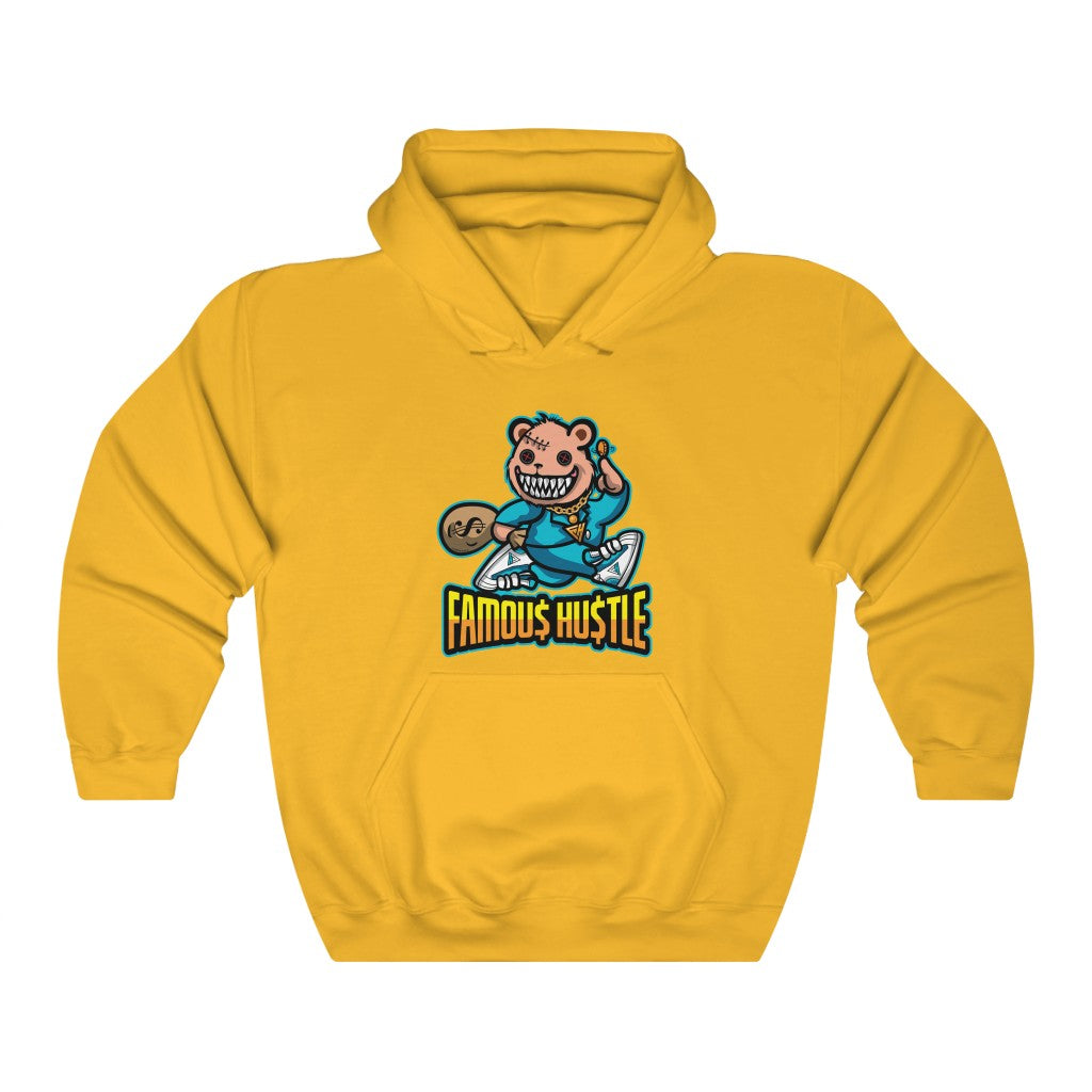 Famous Hustle Bear Hooded Sweatshirt