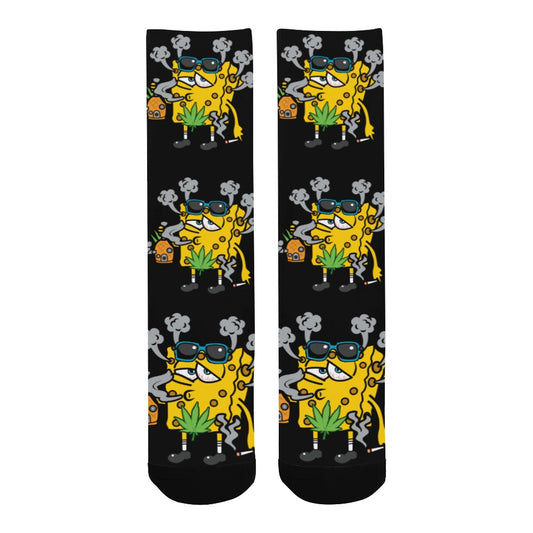 Sponge Bob Choking Matching Socks Men's Custom Socks