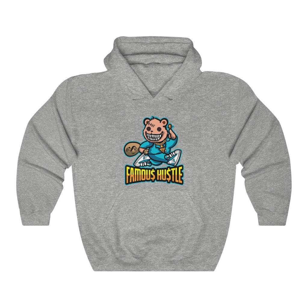 Famous Hustle Bear Hooded Sweatshirt